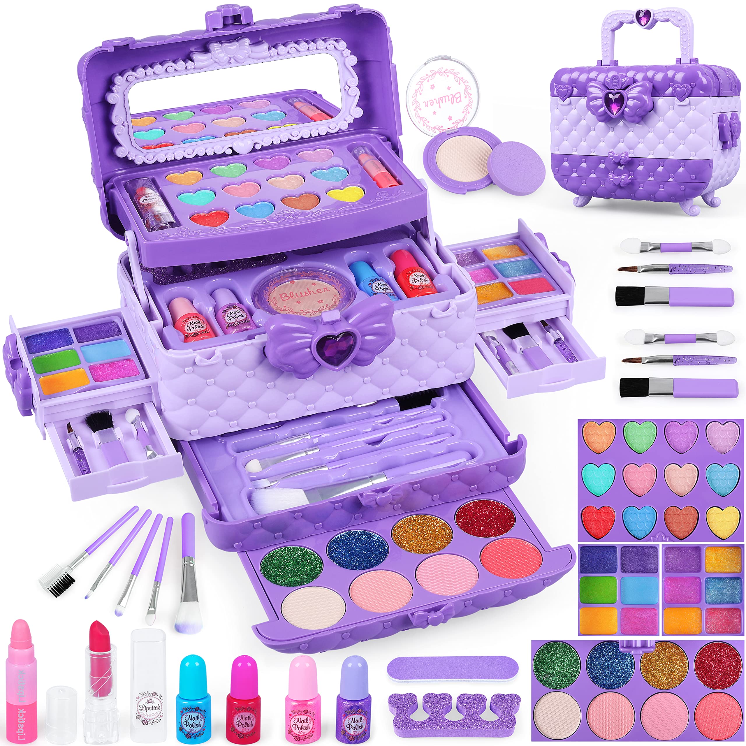 54 Pcs Kids Makeup Kit