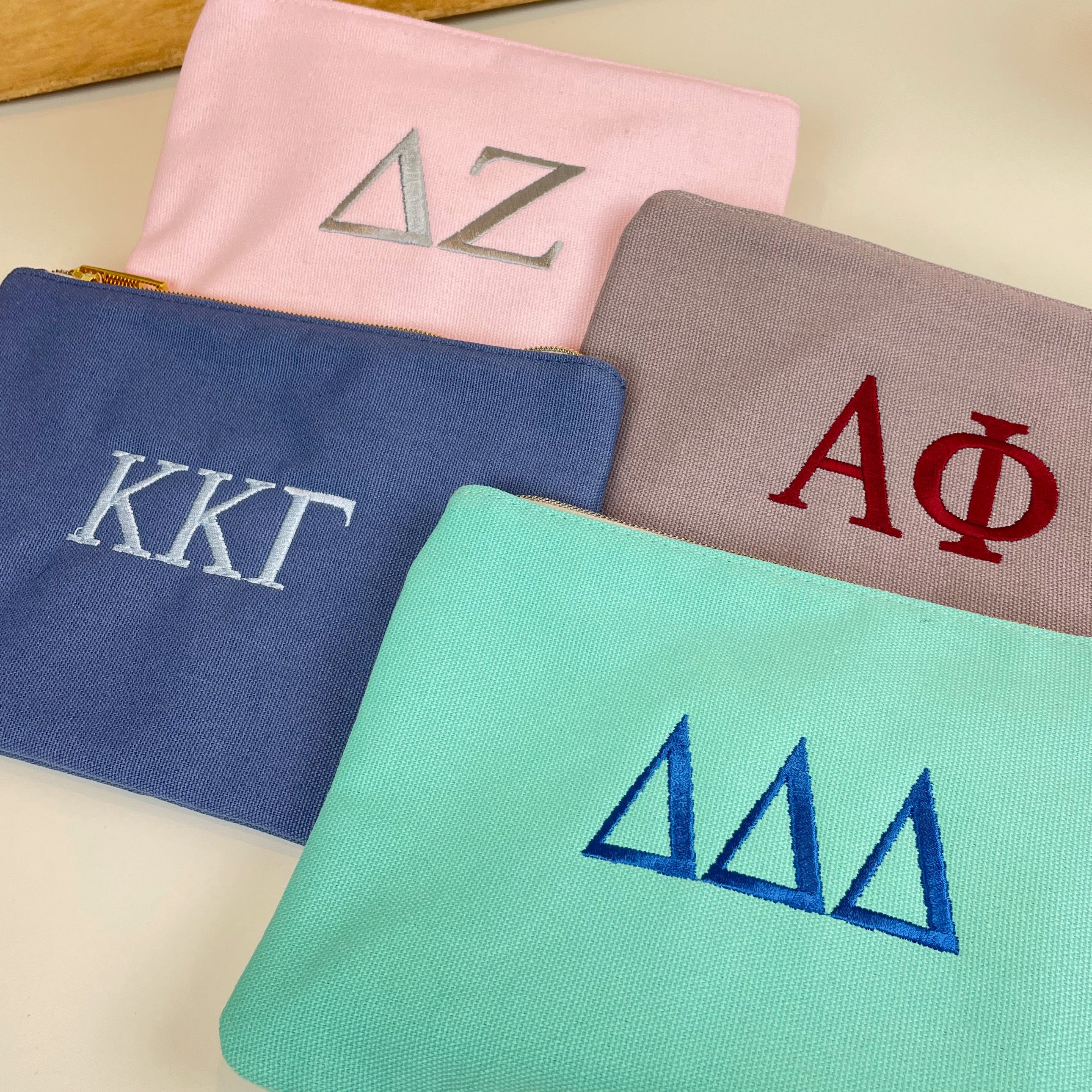 Alpha Phi Sorority Makeup Bag